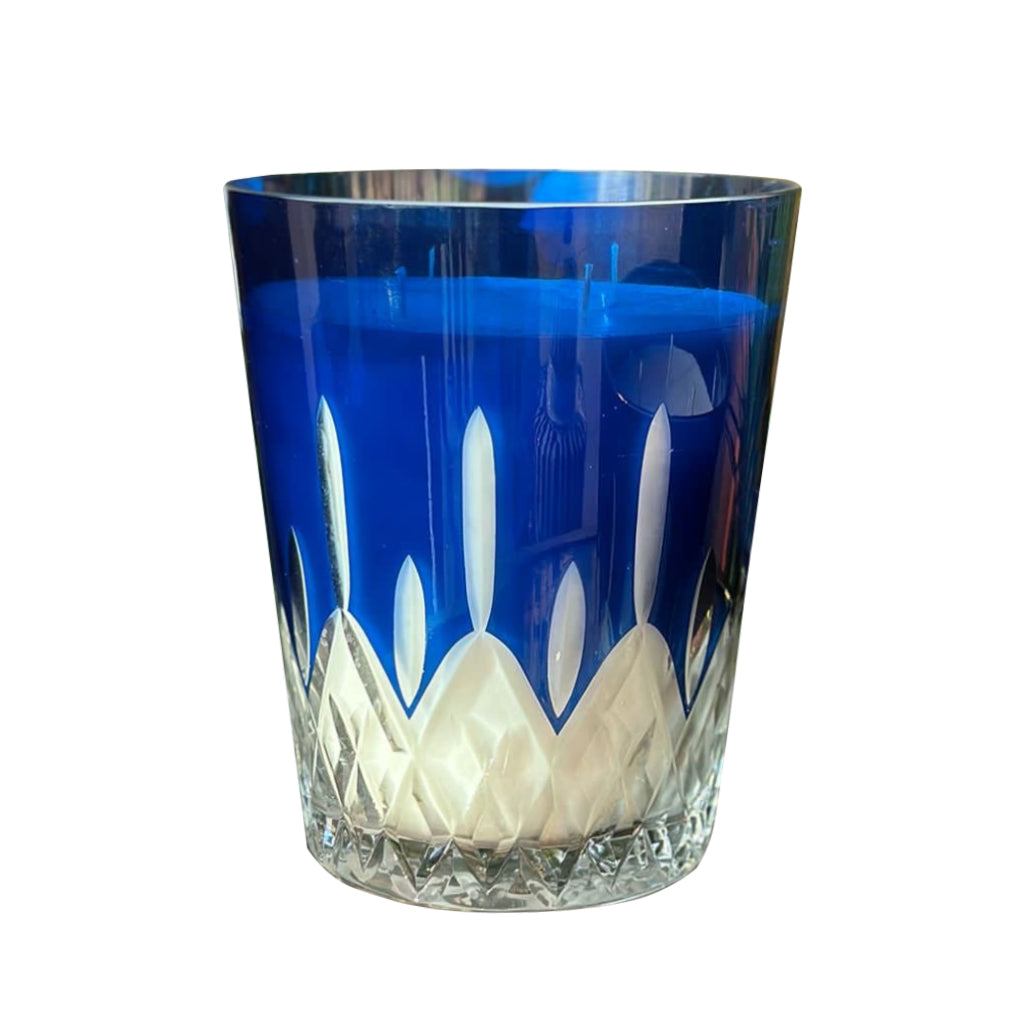 Kesme Cam Dekoratif Mum – Lüks Ev Aksesuarı