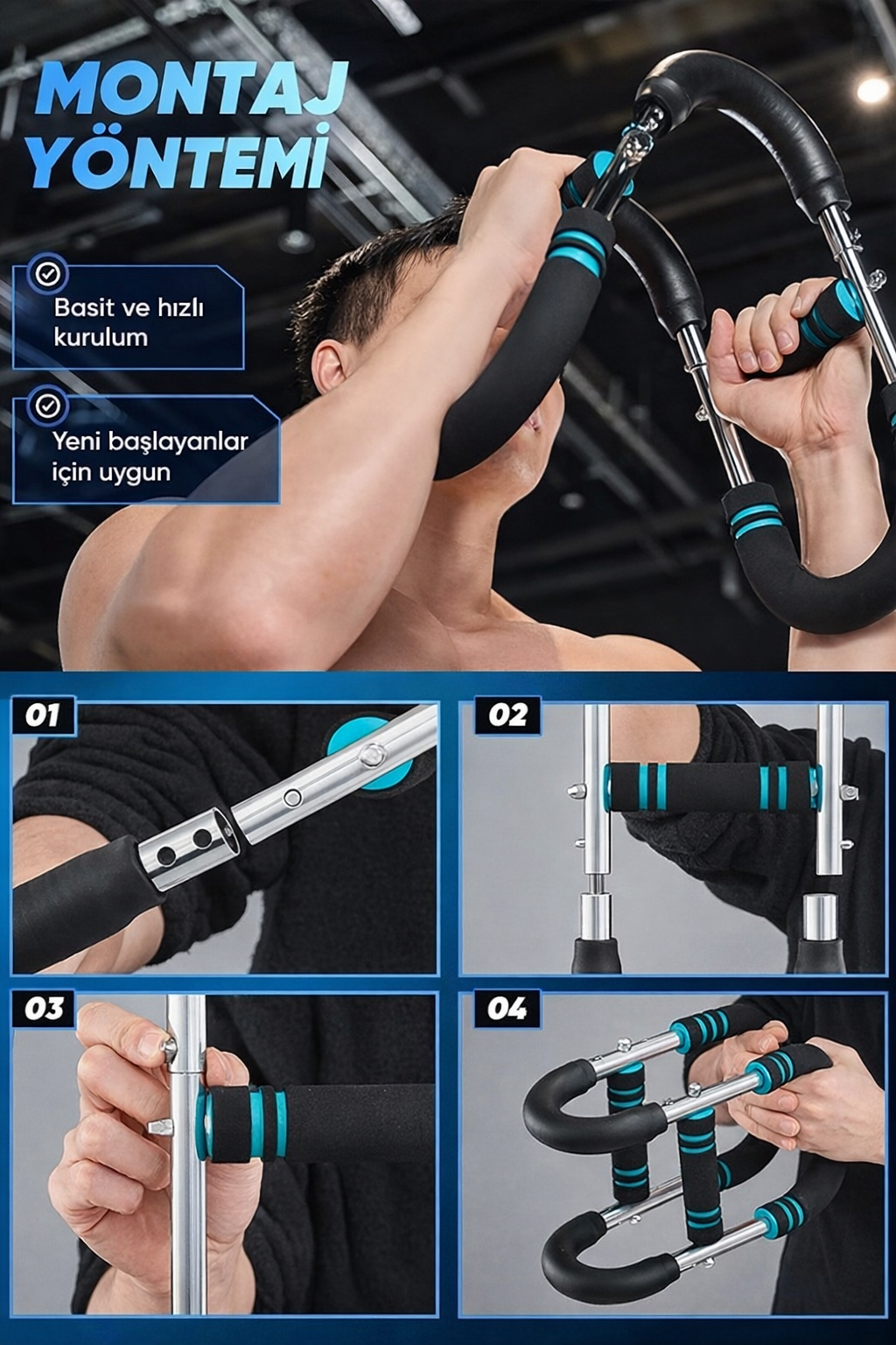 Ayarlanabilir Üst Vücut & Göğüs Egzersiz Aleti